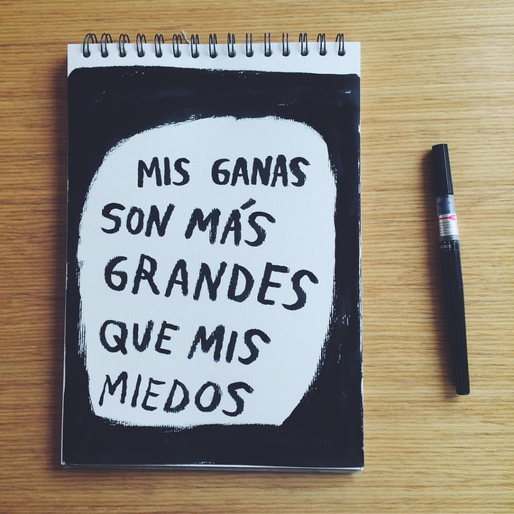 Mis ganas son más grandes que mis miedos (Amalia Andrade)