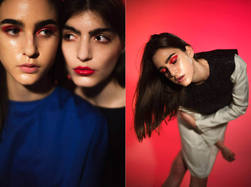 "Form and substance", fotografía de Clara Cohen, estilismo por Antonella Simes, maquillaje por Soledad Ferreiro, Modelos Julieta Biagetti y Agostina Martinez