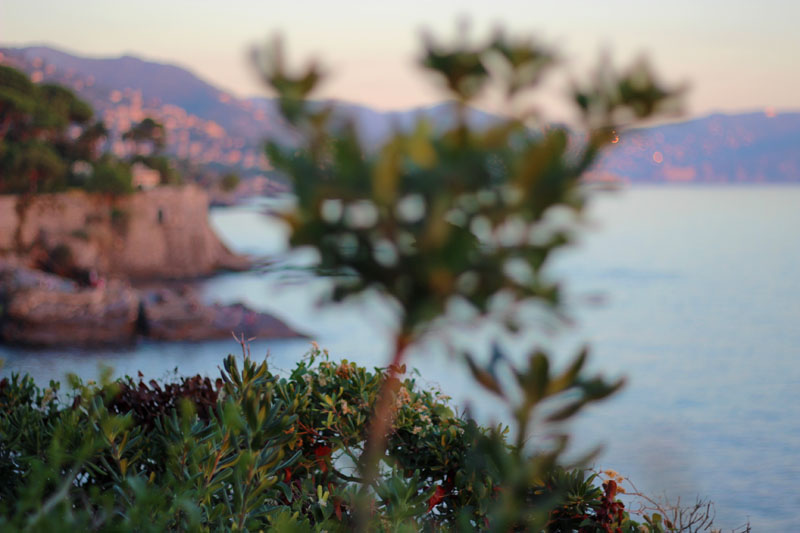 Desde la passeggiata de Nervi, Génova