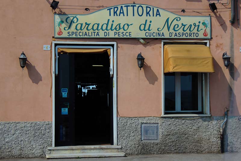 Trattoria en Nervi, Génova