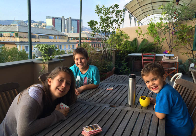 Au pair terraza en Genova