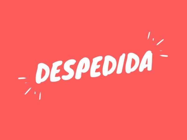 Nos despedimos